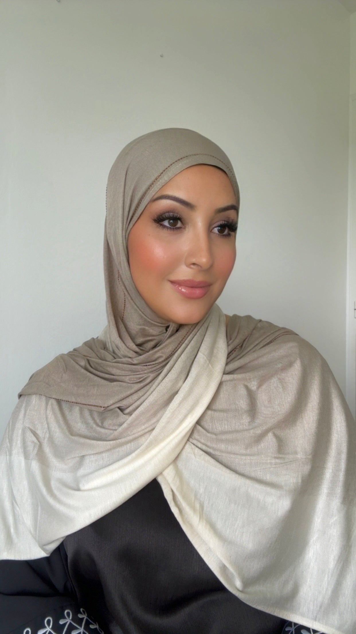 HIJAB PREMIUM DÉGRADÉ - Nude