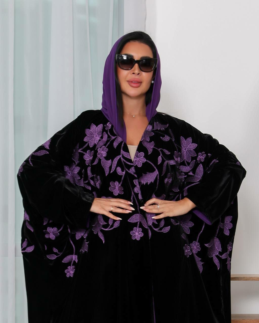 ABAYA WARDA en velours
