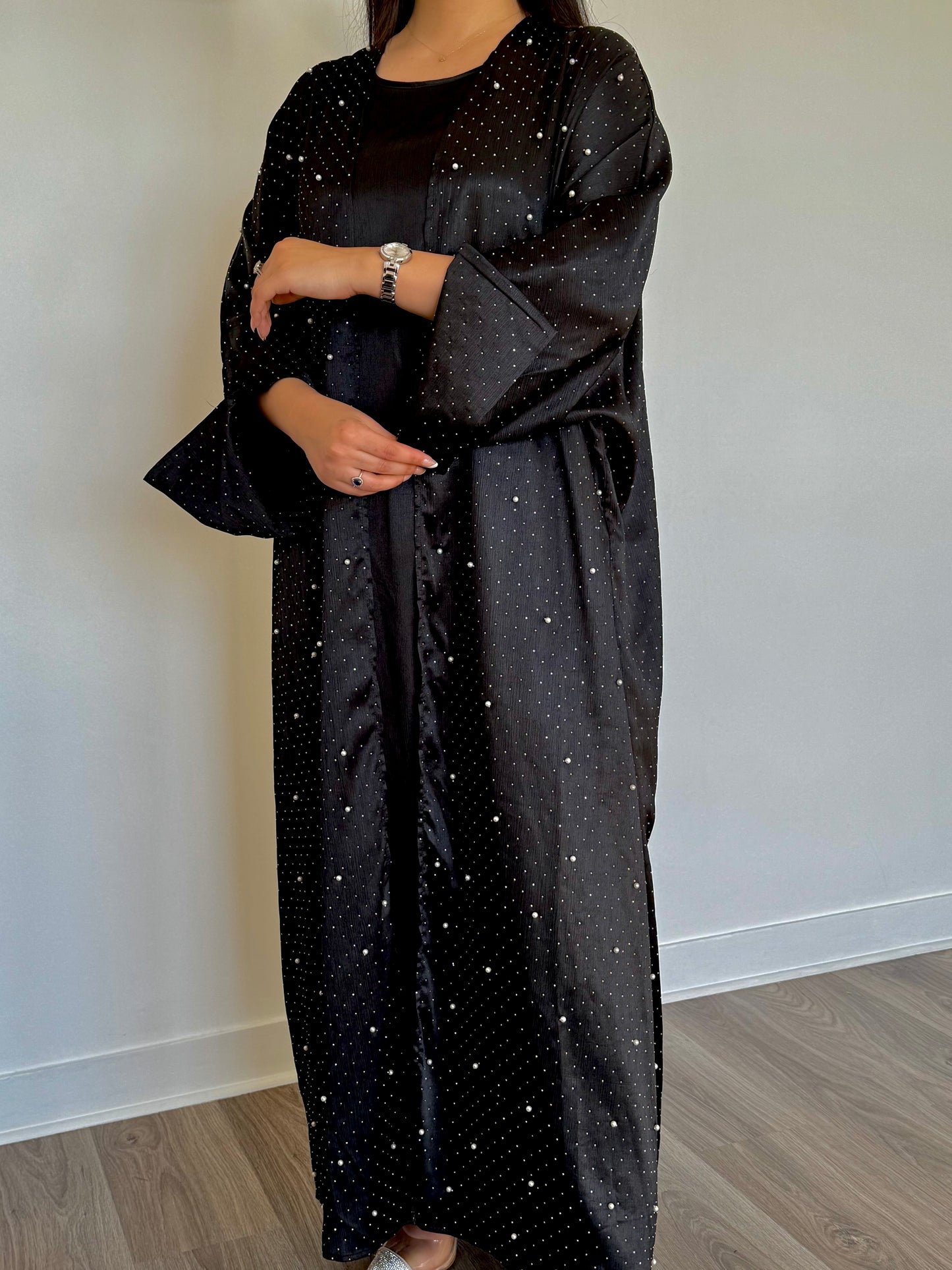 ENSEMBLE D'ABAYA FATINE NOIR
