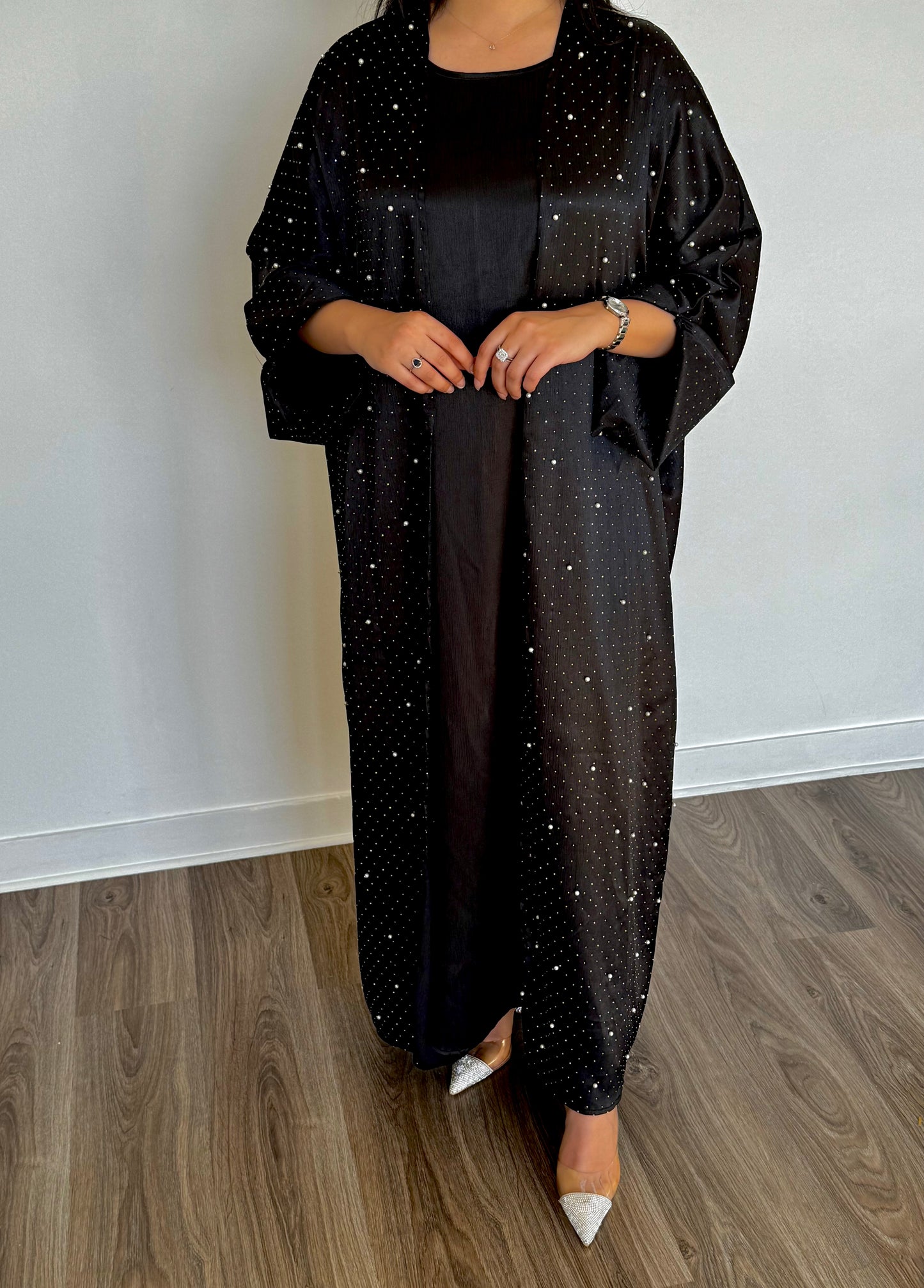 ENSEMBLE D'ABAYA FATINE NOIR
