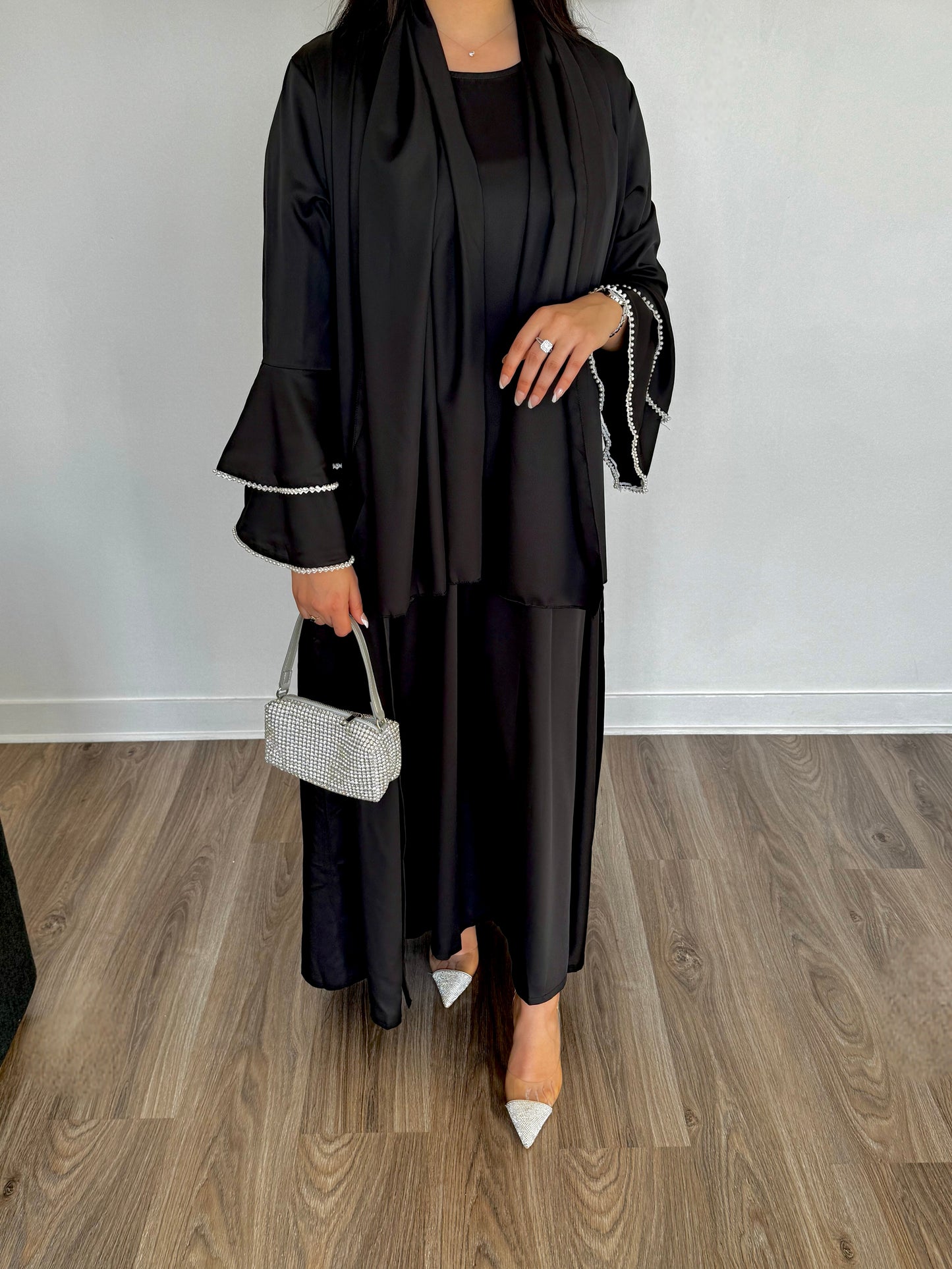 ENSEMBLE D'ABAYA LAMYA + HIJAB