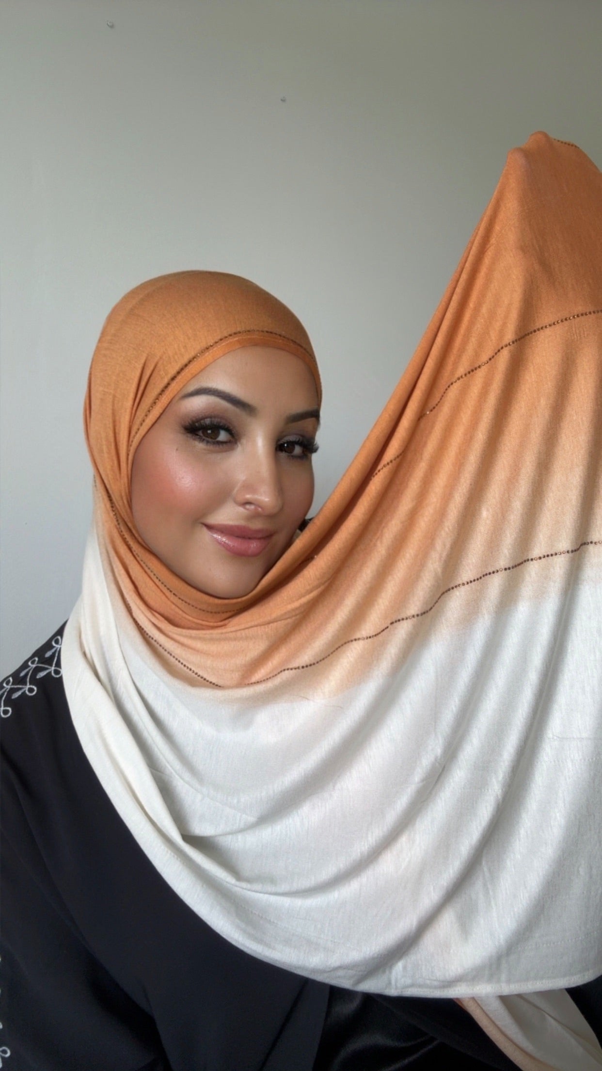 HIJAB PREMIUM DÉGRADÉ - Orange