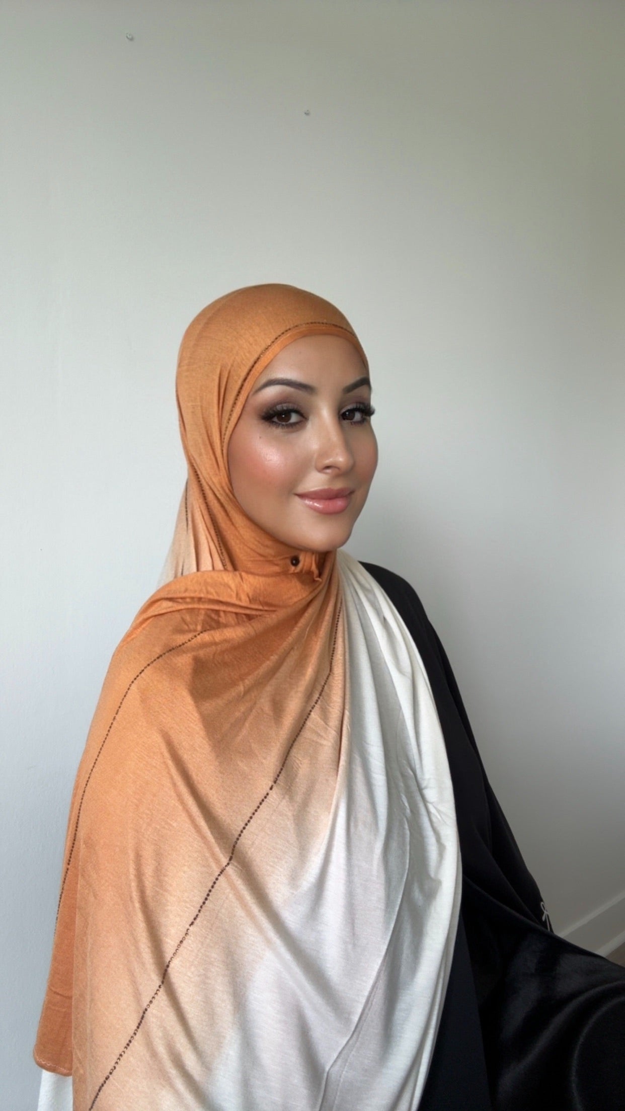 HIJAB PREMIUM DÉGRADÉ - Orange
